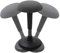 FLEXISPOT Ergonomie Wobble Hocker Arbeitshocker Bürohocker Ergonomische Stehhilfe Hoch verstellbar Sitzhocker Drehhocker Perfekt für Stehpult (Dunkelgrau)