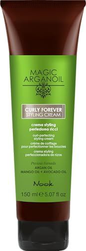 Nook Curly Forever Styling-Creme 150 ml | Styling-Creme perfektioniert Locken alle Arten von Wellen und Locken