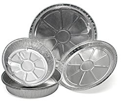Pengo 3767700 Confezione 3 Contenitori Tondi Rotochef in Alluminio, Cm 22 X 4 H