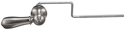 Plumb Pak Keeney PP836-71BNL Universal Fit Toilet Handle Tank Flush Lever, Decorative Faucet Style for Front, Side, or Angle Mount, Brushed Nickel