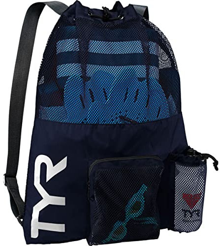 TYR Unisex Big Mesh Mummy Rucksack Tasche, Navy, Einheitsgröße