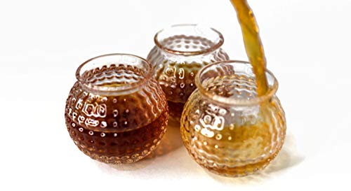 Golf Ball Shot Glasses (Set of 3) w/Gift Box, Funny Golf Gifts for Men Golfers, Fun Shot Glasses for Women, Funny Golf Gifts for Dad | Golf Gift Box, Unique Gifts for Golfers