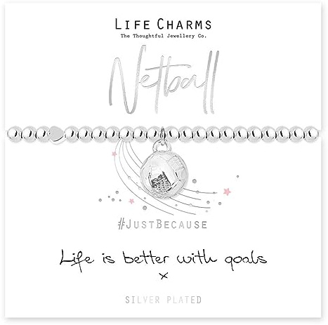 Life Charms Netball bracelet