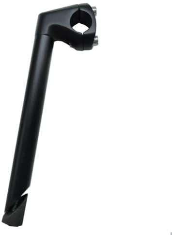 catazer Bicycle Handlebar Stem, 22.2mm/25.4mm Aluminum Gooseneck Bike Stem Steel Axe 220mm Length Suitable for Road Bicycle (22.2mm,Black)