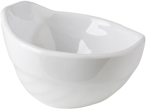 APS 79038 FRIENDLY - Ciotola in plastica riciclata, 7,5 x 7 cm, altezza 4,5 cm, 0,054 litri, colore: Bianco