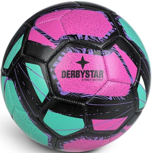 Derbystar Fußball Street Soccer grün/pink/schwarz v23 Größe 5