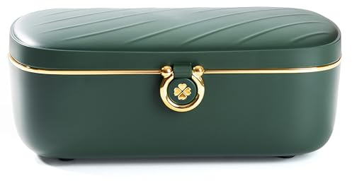 Bella Epoca: Scaldavivande Elettrico Portatile, un Porta pranzo riscaldabile Elegante (1L/45W/220V), Portavivande Elettrico a doppio scomparto con Contenitore termico in Acciaio inox per Ufficio