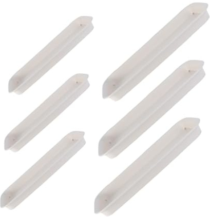 TOYANDONA 6pièces Soucoupes Rectangulaires Plastique Beige pour Pots De Fleurs Bac De Récupération Eau Supports pour Plantes Intérieures Et Extérieures