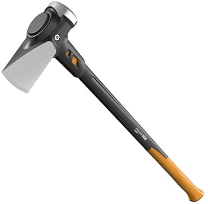 Fiskars 8 lb. Splitting Maul - 36 Shock-Absorbing, Comfort Grip Handle - Rust Resistant Forged Steel Blade - Wood Splitter Maul for Hardwood - Split Wood for Campfires - Bushcraft Gear