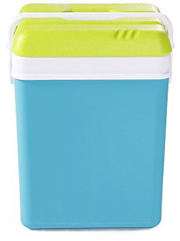 Ondis24 Kühlbox, 15 Liter, 30 x 22 x 39 (H) cm, Thermobehälter Auto, Kühltruhe, Promo, thermoisoliert, türkis