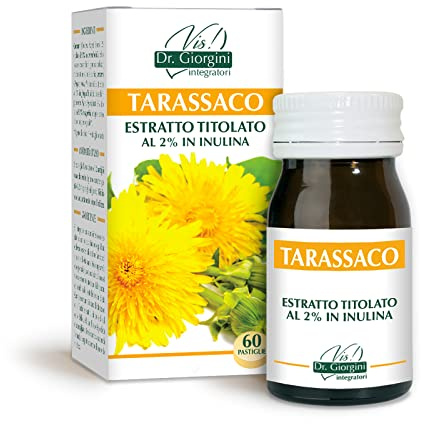 Dr Giorgini TARASSACO Estratto Titolato al 2% in Inulina Pastiglie (integratore Giorgini Dr. Martino) - 30 g