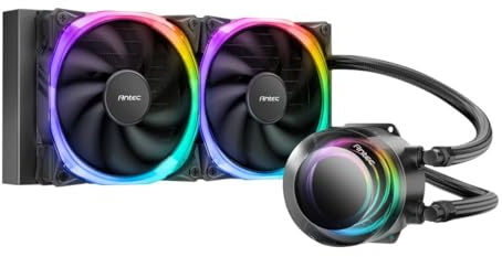 Antec Vortex 240 All-In-One ARGB CPU Liquid Cooler, Intel & AMD Socket support