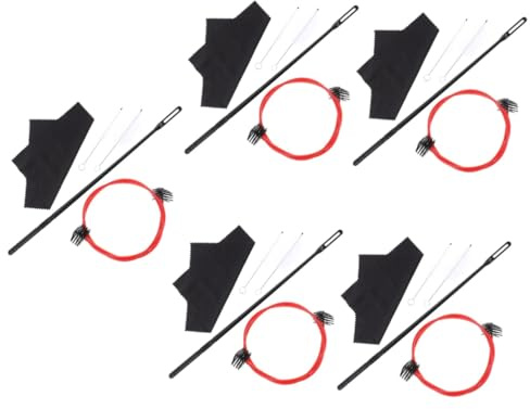 Toyvian 5sätze Trompetenreinigungsset Reinigungswerkzeug Für Blechblasinstrumente Teiliges Zubehörset Mit Bürsten Stab Und Mikrofasertuch Für Professionelle Und Persönliche Nutzung