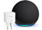 Echo Dot (5. Generation, 2022) | Anthrazit + Meross Matter Smart Steckdosen, Funktionert mit Alexa - Smart Home-Einsteigerpaket