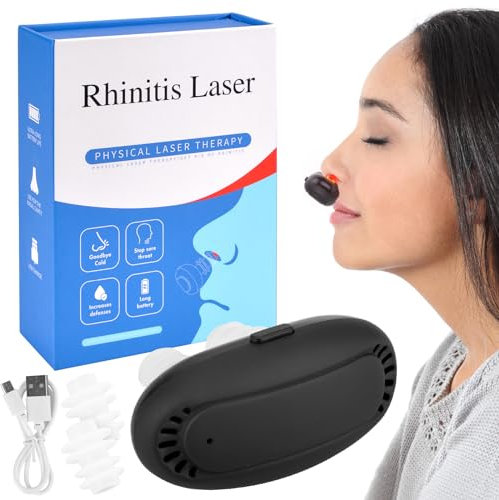 Respirelief, Respirelief Rotlicht NasentherapiegeräT, Physiotherapie-NasenberuhigungsgeräT, Fivfivgo™ Respirelief Rotlicht NasentherapiegeräT LöScht Die Nasenstau Therapie GeräTe.(1 Pcs)