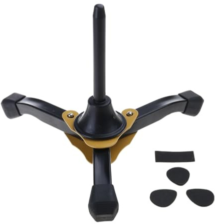 Soporte de trompeta plegable portátil para clarinete y cuerno de madera, soporte plegable portátil para trompeta