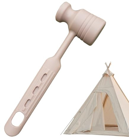 Maillet pour Les Piquets De Tente | Marteau pour Piquets de Sol,Marteau Extracteur Robuste | pour Le Camping en Plein Air, La Maison De Plage, L'Arrière Cour, Le Toit, Le Garage, La Randonnée Et