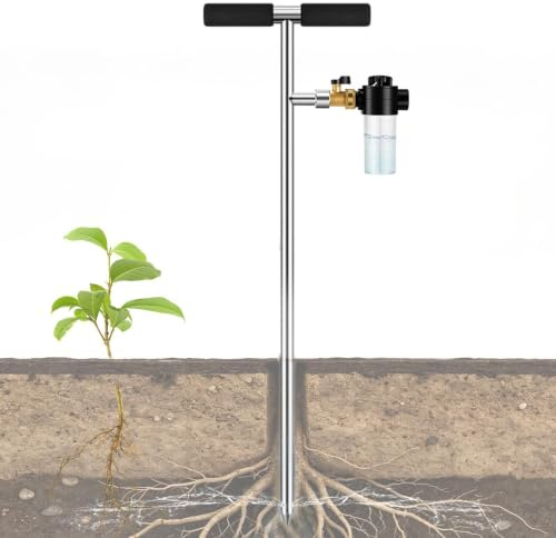 Herramienta De Riego Radicular Profundo Para Árboles Mango T Acero