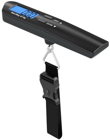 JTQYFI Balance à Poissons Rechargeable portative compacte Balance à Bagages de Voyage numérique portative pour Les activités de Plein air Poissons Rechargeables