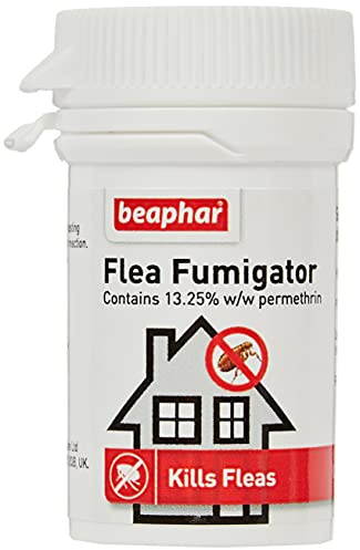Beaphar | Household Flea Fumigator | Kills Fleas & Insects in the Home | Smoke-Action Home Treatment | Disperses A Powerful Cloud Of Smoke | Covers up to 30m2