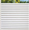 rabbitgoo blickdichte Fensterfolie Sichtschutzfolie Fenster Milchglasfolie Selbstklebend Folie Klebefolie für Bad Duschwand Streifen Jalousette 90 x 200 cm