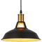 MAXDUYU Retro Pendelleuchte, Hängelampe Vintage Industrial Style Schwarz Metall Deckenleuchte E27 Fassung Hängeleuchte für Esszimmer Küche Restaurant,Ø27cm
