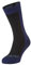 SealSkinz Unisex Kaltes Wasser Wasserdichte Socken – Mittellang, Schwarz/Blau, L, 11100064004, Black / Navy Blue