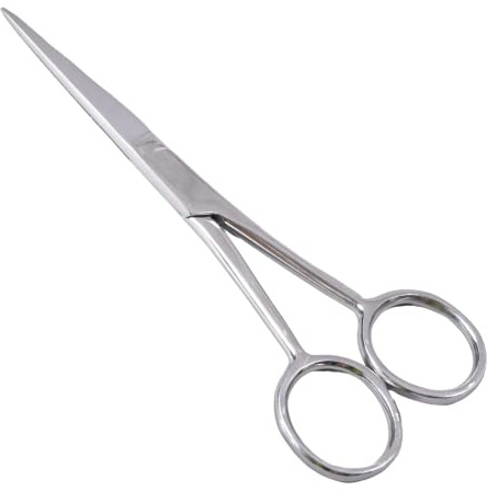 Labsales Ciseaux en acier inoxydable pour laboratoire, médical, tissu, infirmière, école, artisanat, nettoyage facile pour une coupe droite constante (125 mm)