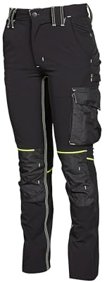 U Power PE257BC Modell Atom Hose, 90% Nylon/10% Elasthan, Black Carbon, XL Größe
