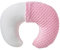 Almohada de lactancia y posicionador con funda Minky para lactancia materna y alimentación con biberón, apoyo al bebé, tiempo de barriga, apoyo para sentarse al bebé, apoyo despierto (rosa caramelo)