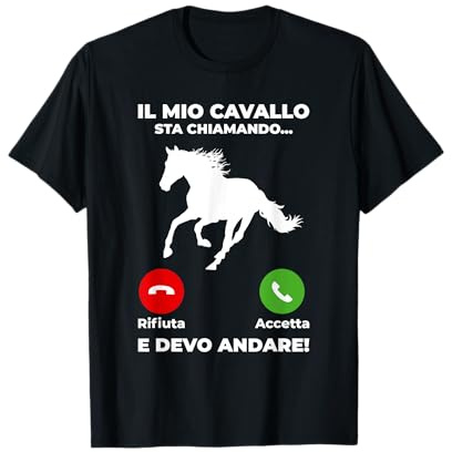Equitazione Animali Cavallo Maglietta