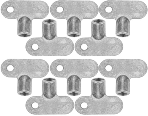10pcs Radiator Valve Key Radiator Bleed Key Square Hole for and Faucets