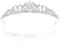 Nujvnuj Prinzessin Krone für Damen & Mädchen – Elegantes Silber Diadem mit Strass, Hochzeit Tiara für Braut, Quinceañera, Abschlussball, Kostüm & Prinzessinnen Party (Rapunzel Krone Look)
