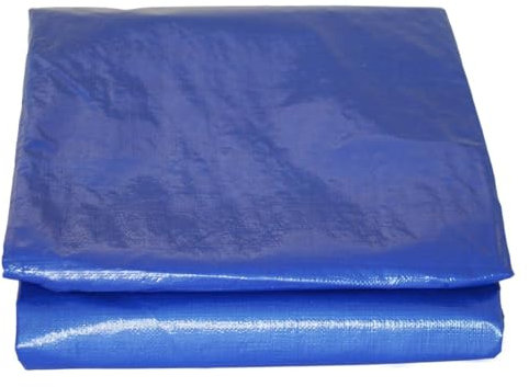 Rechteck Pool-Plane 6 x 10m - TECPLAST - PO155RD - Überwinterungs-Poolabdeckung mit Drainagenetz