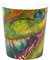 Idena 11545 - Papierkorb Kinder, Dinosaurier Motiv, 9 Liter Fassungsvermögen, aus PP, Mülleimer für Kinderzimmer