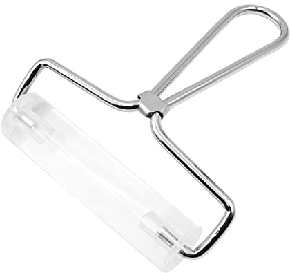 VOANZO Rouleau acrylique transparent pour peinture diamant - Accessoire de peinture diamant - Pour travaux manuels - Cadeau pour les amateurs d'art diamant - 10 cm