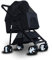 Haustier-Kinderwagen für kleine und mittelgroße Hunde/Katzen, 3-in-1-Hundewagen, günstig, Haustierkoffer, Autositz, Wiege, abnehmbarer Korb, kräftiger Edelstahlrahmen, robust und langlebig (schwarz)