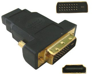 KALEA INFORMATIQUE © Adattatore per 19 Dati Video HDMI Femmina a DVI 24 + 1 Maschio (dvi-d)