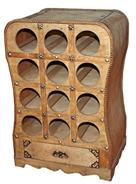 Weinregal Holz Kolonialstil Weinregal Weinschrank Flaschenregal Wein Weinkiste