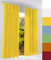 Voile Gardine nach Maß, Kräuselband, Halbtransparent, Vorhang nach Maß, Store Webstore (Gelb, 200x145cm /HxB)