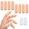 Protectores de dedos de gel,Protector de Dedos Gel Funda Finger Protector Casquillos Dedos Mano,Silicona Manga de Dedos,Protector dedos mano,Ideal para Agrietamiento de dedos,Artritis de dedos y más