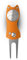 Avem Sports Pitchgabel Golf - Golfzubehör in orange - Pitching Gabel mit Ballmarker