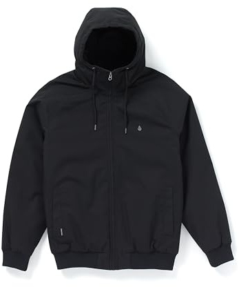 Volcom Herren Hooded Jacket Hernan Teflon Heavy Weight Kapuzenjacke, Schwarz 324, L