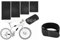 Fahrrad Rahmenschutz 4er Set, Elastische Gurte mit Anti-Rutsch-Streifen, 3 Größen (6er Pack), Carbon Fahrradträger, Gurtbänder, Frame Protector für Fahrradrahmen Schutz für Trekkingräder, Geländeräder