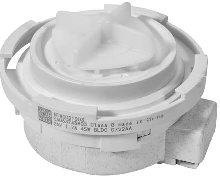EAU63743803 Washer Drain Motor Pump Replacement for LG Washer Drain Pump Machine Models WM3600HWA WM3600HVA WM3700HRA WM3400CW WM3700HVA WM3700HWA WM3500CW