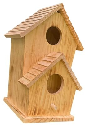 SZLIFE Nichoir Suspendu en Bois pour, Pays des Merles Bleus