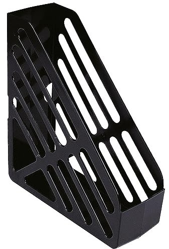 Q-Connect Magazine Rack, Black