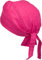 styleBREAKER Bandana Kopftuch für Damen und Herren verstellbar Zandana Bikertuch Polyester-Baumwollmix, Farbe:Pink