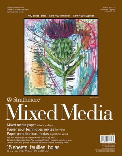 Strathmore 400 Mixed Media 140Lb Pad 11X14