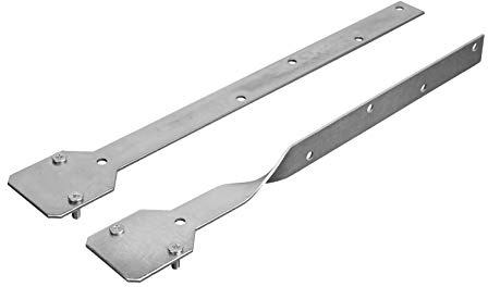 Verlängerung für Rinnenhalter - für vorgehängte Dachrinnen, verzinkter Stahl, gerade und gedreht - RainWay Zubehör (gerade)